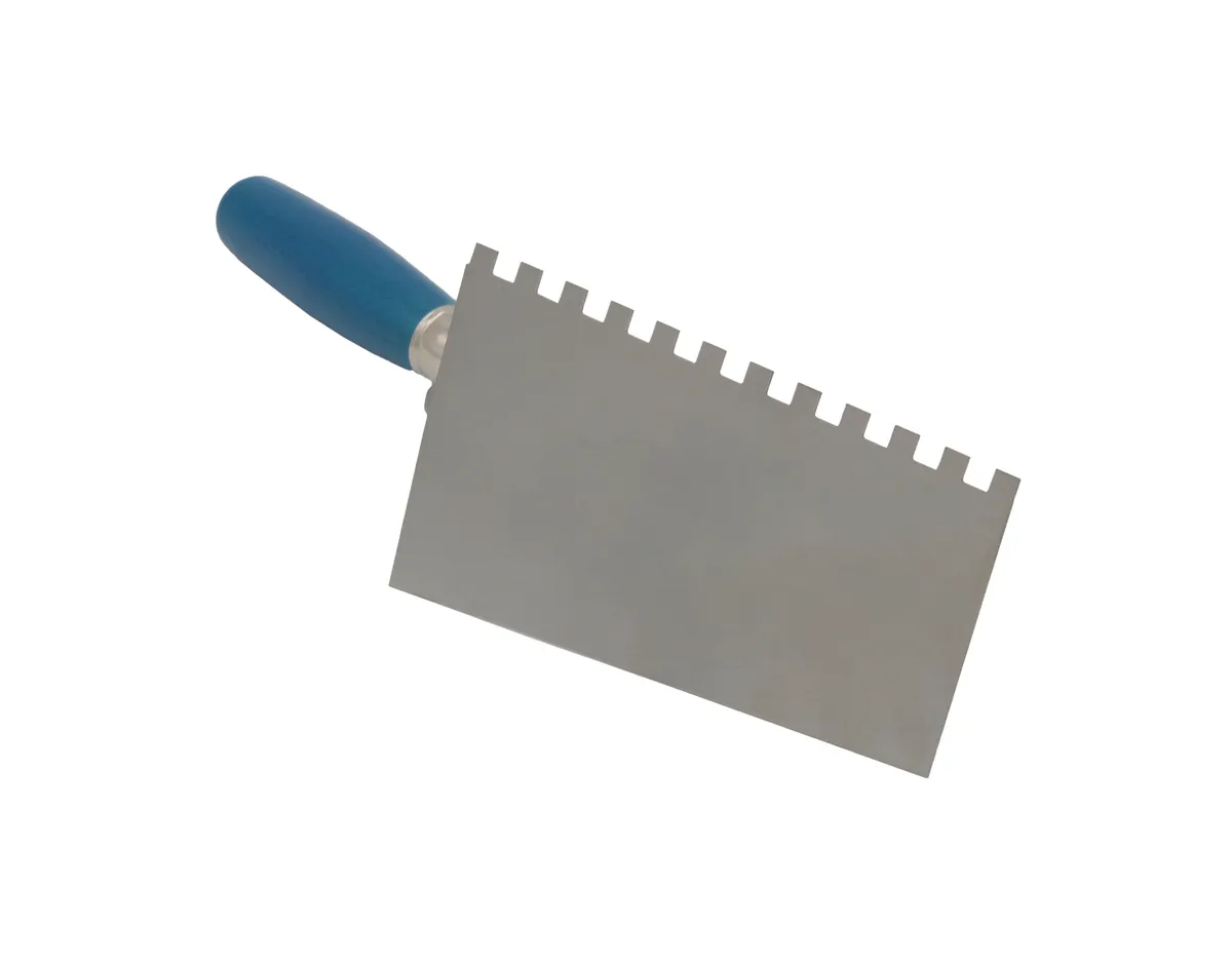 Berner Putzkelle 140 mm rostfrei mit Zahnung 6x 6x 6 1