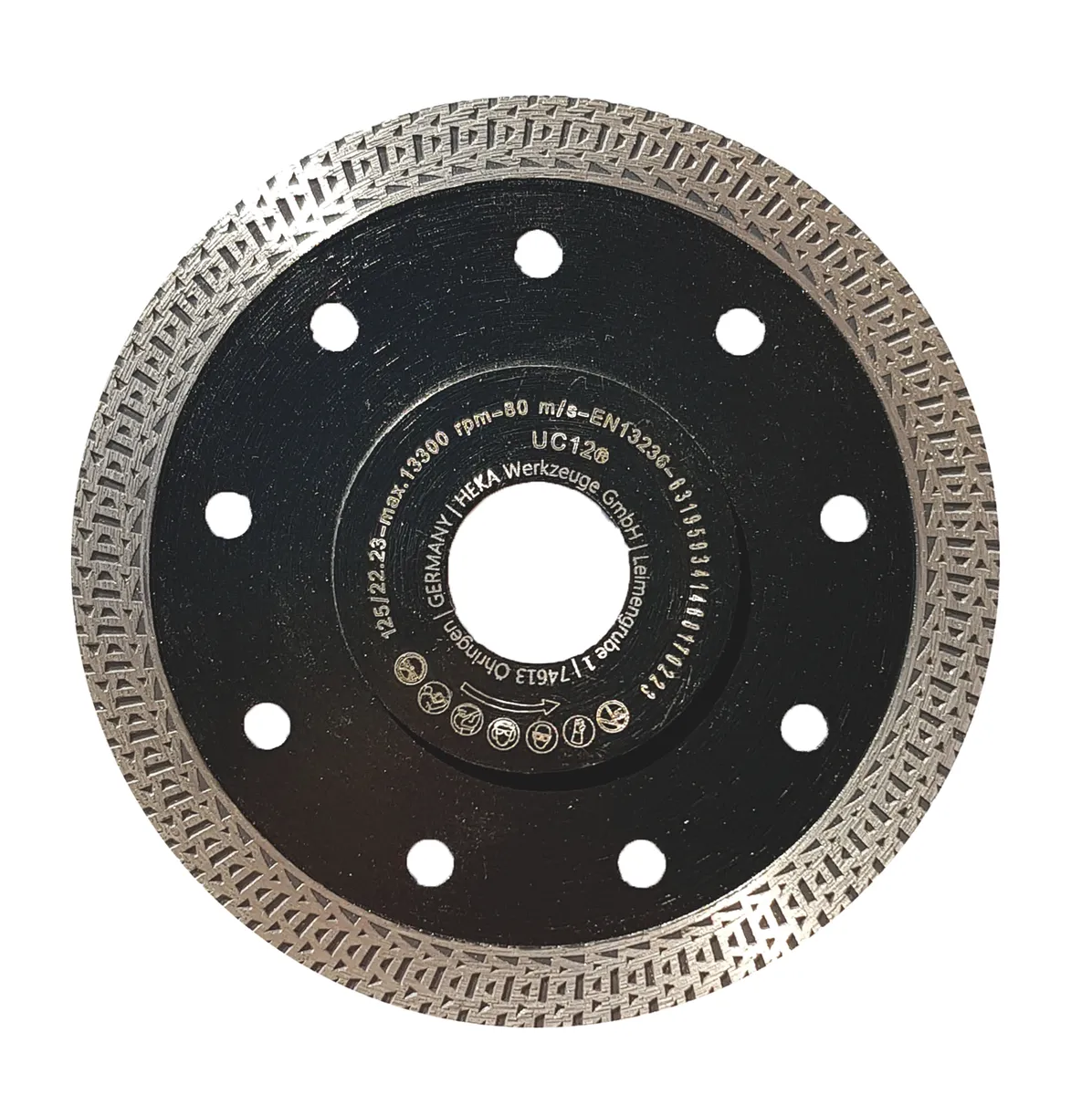 Diamant-Trennscheibe Heka-Speed 125/22,2 mm Feinsteinzeug Super 0