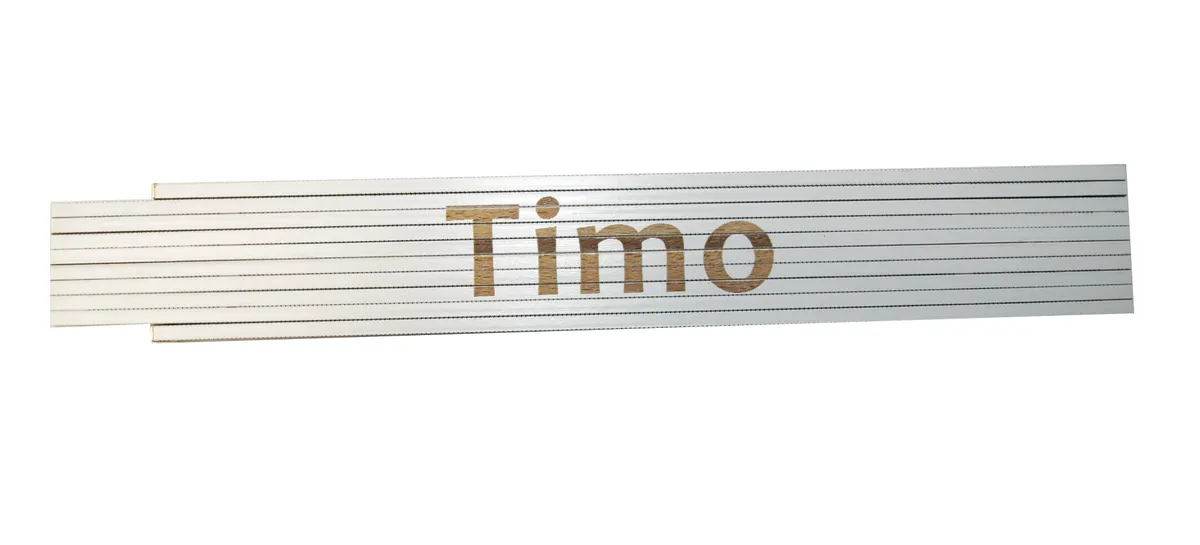 Meterstab weiß Timo 0