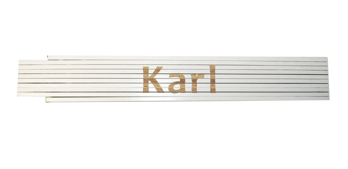 Meterstab weiß Karl 0