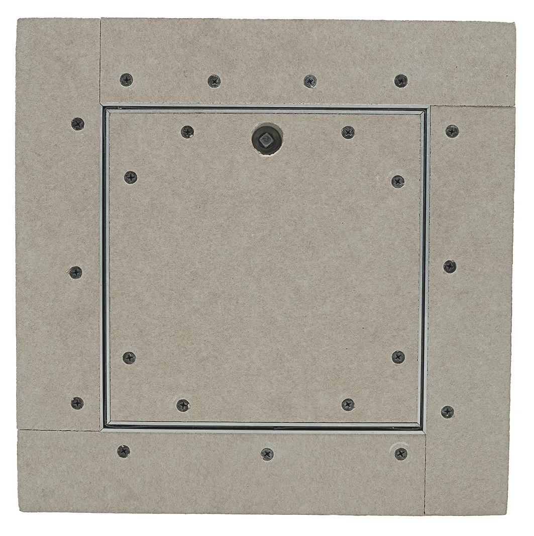 Revisionsklappe 500 x 500 mm GK=30 F60 für Wand, Vierkantverschluss 1