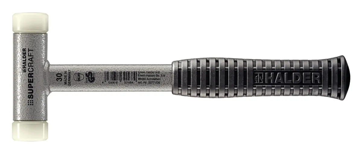 SUPERCRAFT-Schonhammer D=30 mm , mit bruchsicherem Stahlrohrstiel und ergonomisch geformtem, rutschsicherem Griff 0