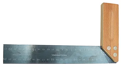 Schreinerwinkel 250 mm mit Buchenholz