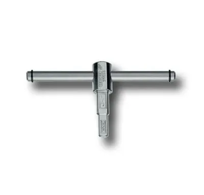 Sechskantschlüssel 3/8"-3/4" mit Rille und Quergriff,Länge 90 mm