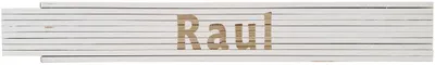 Meterstab weiß Raul