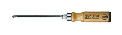 Werkstatt-Schraubendreher PH 1 x 80 mm Holzgriff