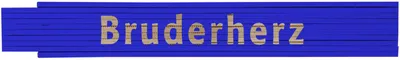 Meterstab blau Bruderherz