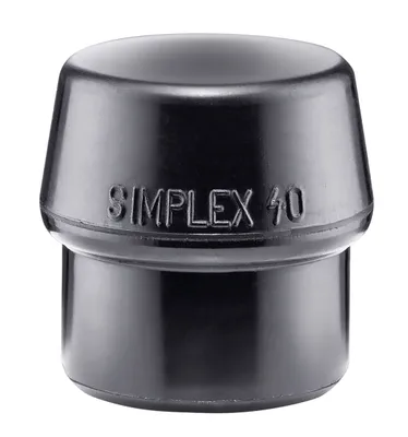 SIMPLEX-Einsatz, Gummikomposition, schwarz, D=40 mm