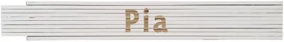 Meterstab weiß Pia