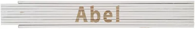 Meterstab weiß Abel