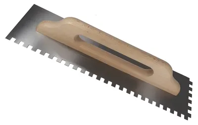 Schweizer Glättekelle 10x10x10 Stahl Holzgriff