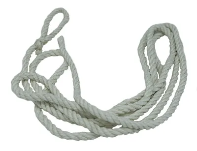 Polypropylen-Strick 2.5 m weiß blau