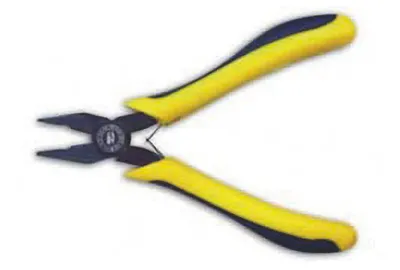 Electronic-Kombizange 125 mm schwarz verchromt Softgriff (62523)