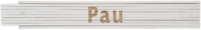 Meterstab weiß Pau