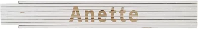 Meterstab weiß Anette
