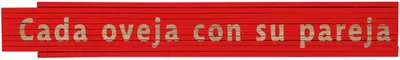 Meterstab rot Cada oveja con su pareja