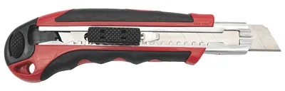 Cutter "Cobra" 18 mm 2K-Griff mit Metallführung,Magazin 6 Klingen