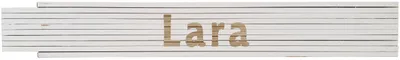 Meterstab weiß Lara