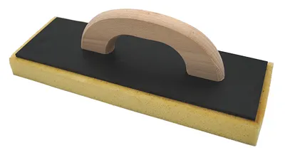 Glättbrett 34x12 cm Hydroschwamm Holzgriff