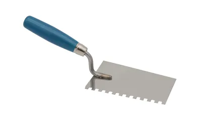Berner Putzkelle 140 mm rostfrei mit Zahnung 6x 6x 6