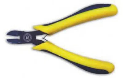 Elektronic-Seitenschneider 115 mm schwarz verchromt Softgriff (62529)
