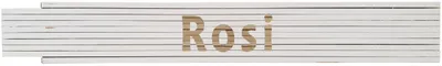 Meterstab weiß Rosi