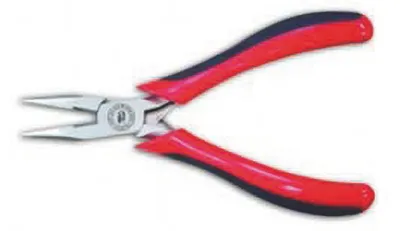 ElektronicTelefonzange 125 mm Titanchrom Softgriff