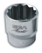 Steckschlüssel CRVA 1/2" 12 mm poliert (Nuss)