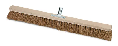 Industrie-Saalbesen 50 cm Rosshaar-Kokosbesatz mit Stielhalter