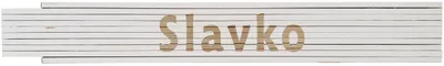 Meterstab weiß Slavko