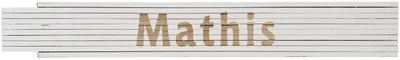 Meterstab weiß Mathis