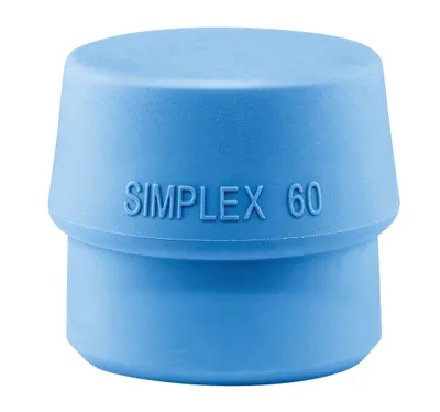 SIMPLEX-Einsatz, TPE-soft, blau, D=60 mm