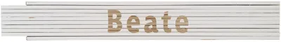 Meterstab weiß Beate