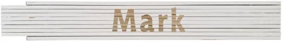 Meterstab weiß Mark