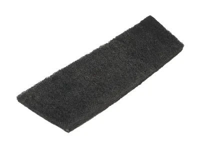 Padbelag 400 x 125 mm schwarz grob