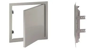 Revisionstüre 200 x 200 mit Magnetverschluss Edelstahl