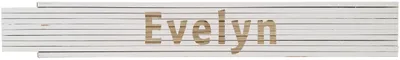 Meterstab weiß Evelyn