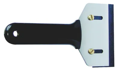 Abschabespachtel 125 mm mit Klinge mit Softgriff