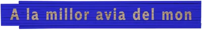 Meterstab blau A la millor avia del mon