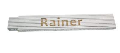 Meterstab weiß Rainer