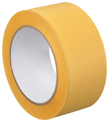 PVC Klebeband 33 m x 50 mm quergerillt gelb