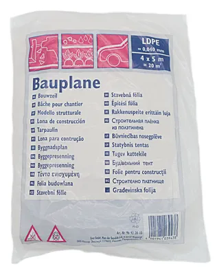 Bauplane 20 qm (4 x  5.0 m)
