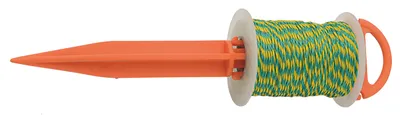 Richtschnur mit Steckstab Flechtschnur 1.7 mm x 50 m blau