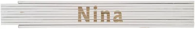 Meterstab weiß Nina