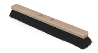 Saalbesen 40 cm Rosshaar Halteschrauben