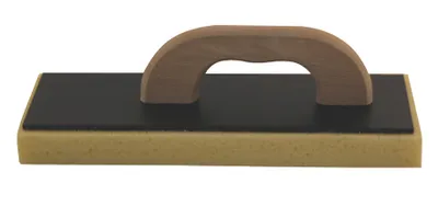 Glättbrett 14x28 Hydroschwamm gerastert Holzgriff