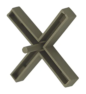Fliesenkreuz 1.5 x 40 x 5 mm (100 Stk.) mit langem Schenkel und Zapfen