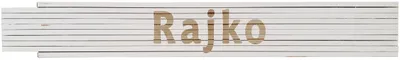 Meterstab weiß Rajko