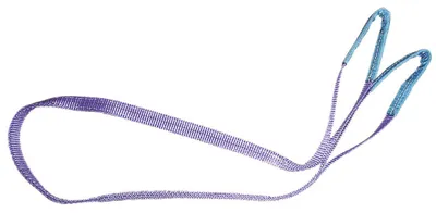 Hebeband 2 m, 1000 kg, zweilagig, mit verstärkten Schlaufen, violett