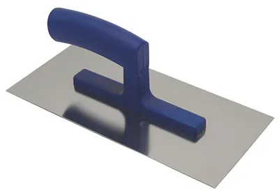 Glättekelle 280x140 mm ohne Zahnung Rostfrei Kunststoffgriff
